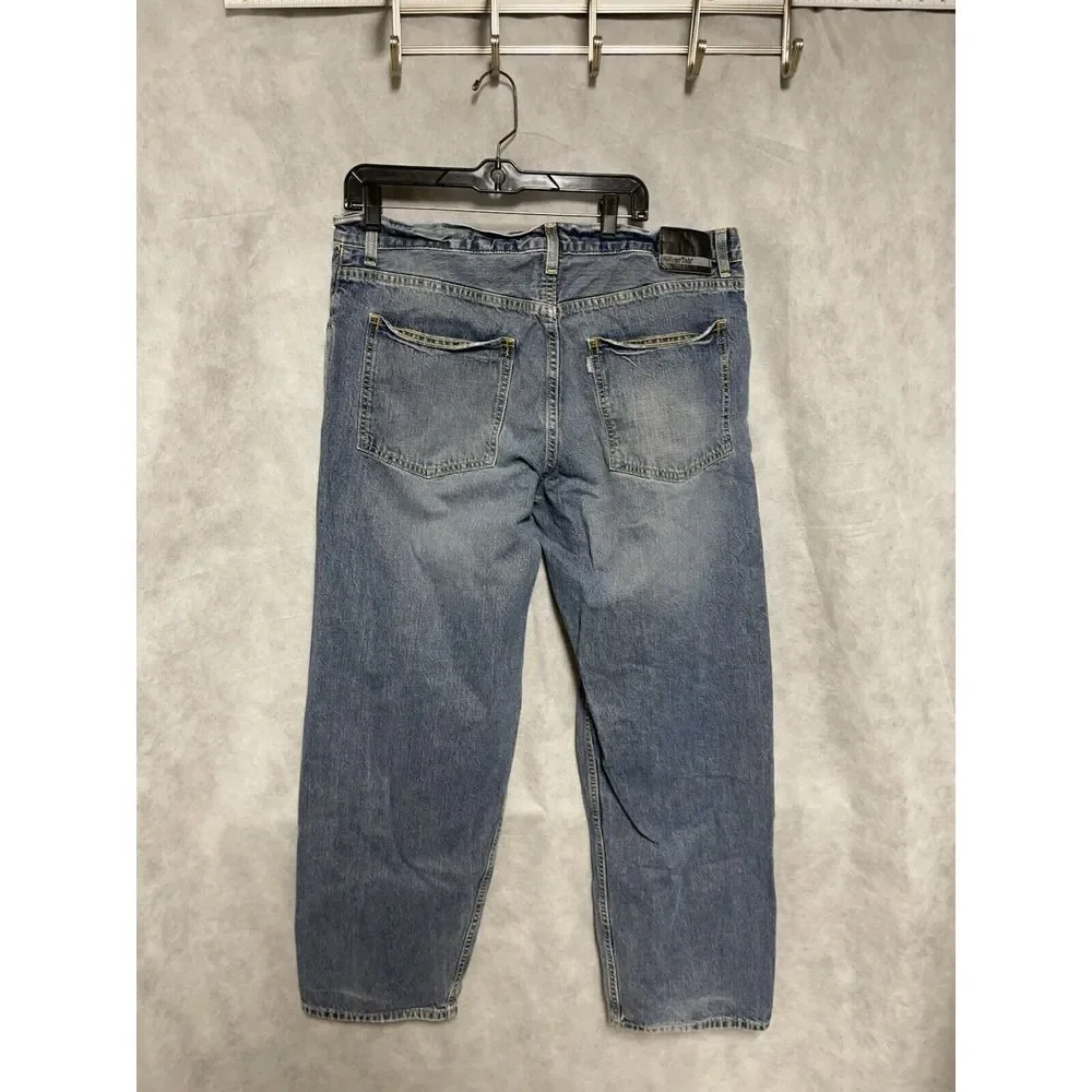VTG‎ Silvertab Baggy Jeans Men 38x32 Blue Loose Wide Leg Street Skater Levis Y2K